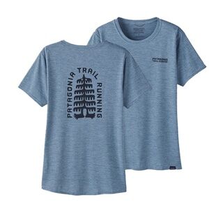 Patagonia Women's Capilene Cool Daily Graphic Trail Running Shirt, Blue, Size XS